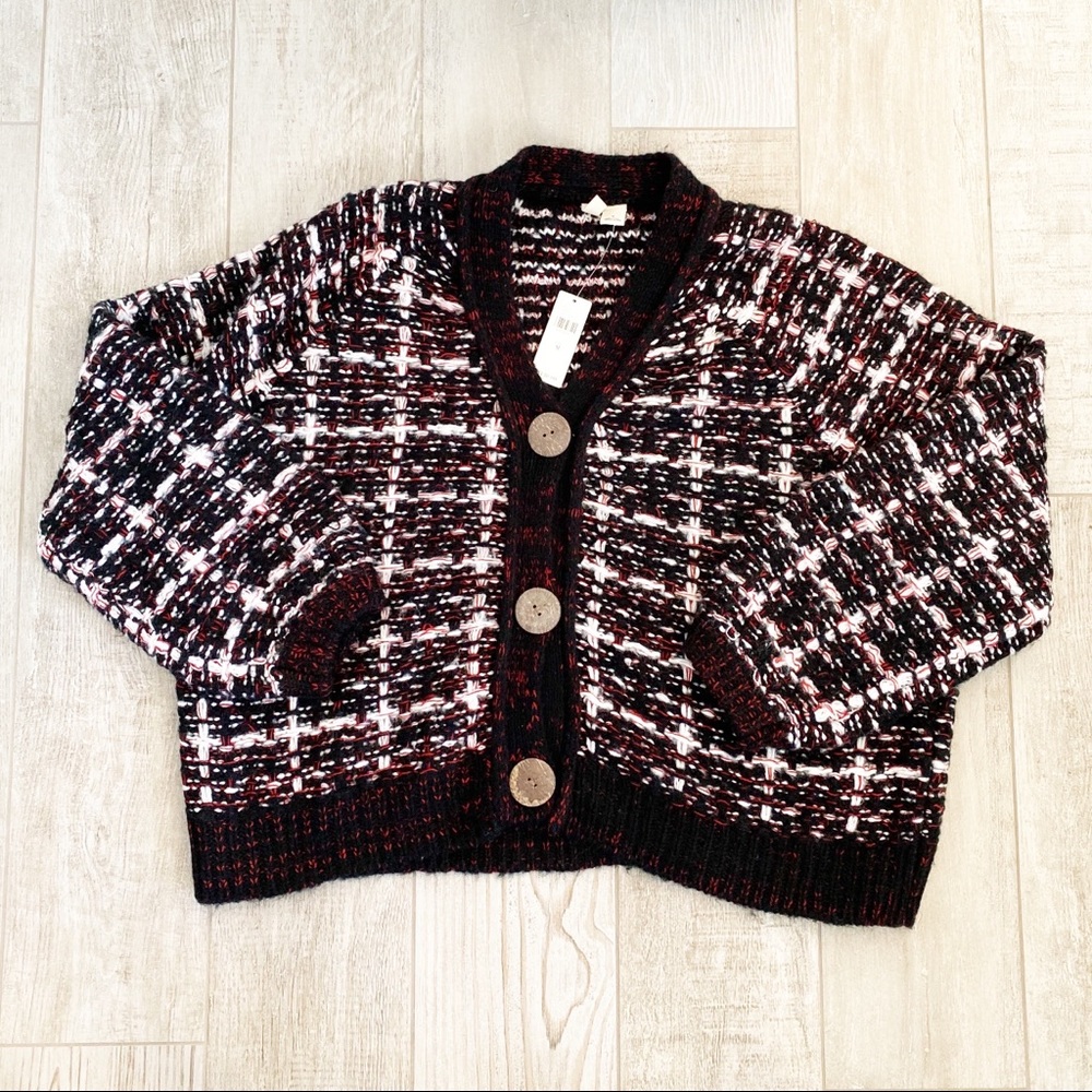 NWT Anthropologie MOTH Chunky Knit Cardigan